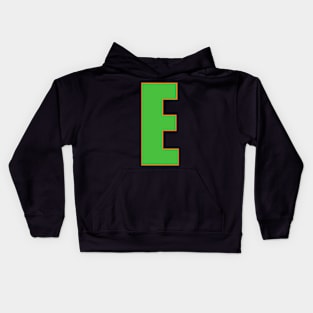 Gallant in Green: E's Defining edge Kids Hoodie